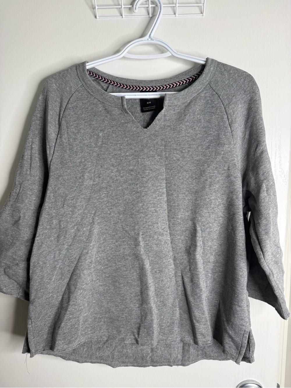 FarWest Gray Women's Pullover Sweatshirt Medium